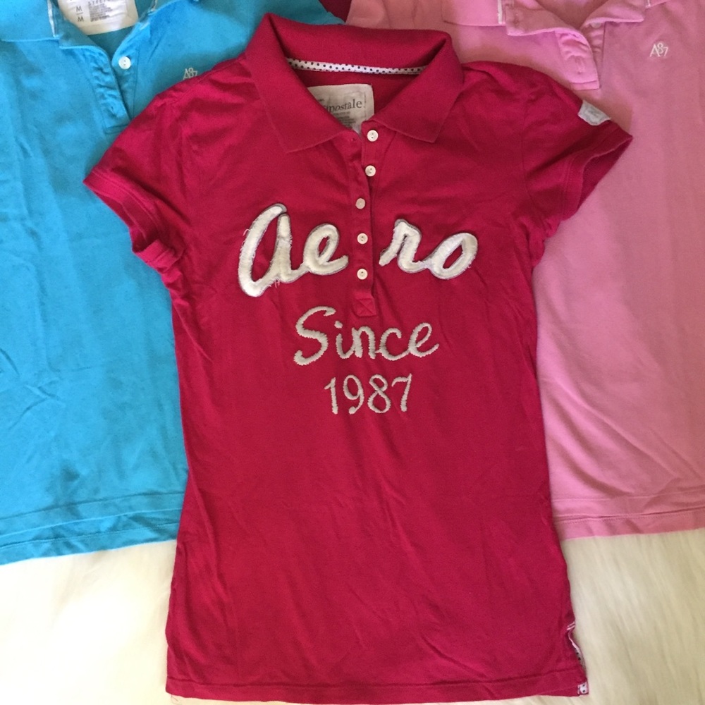 *4 pc Bundle Set* Aeropostale Polo Shirt